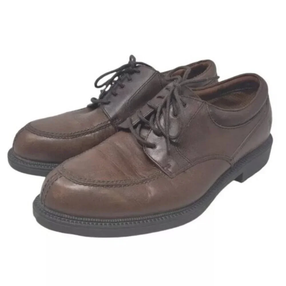 Frye | Mens Taylor Lace up Leather Oxford Shoes Brown